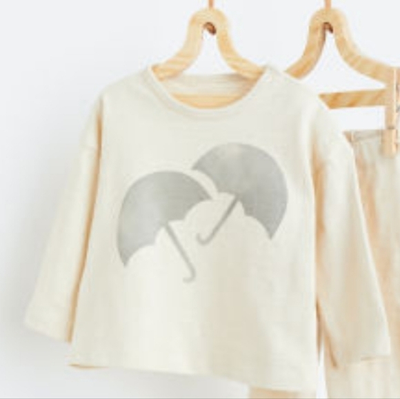 H&M Kids Umbrella Crew Long Sleeve Size 12-18 Months - Picture 1 of 6